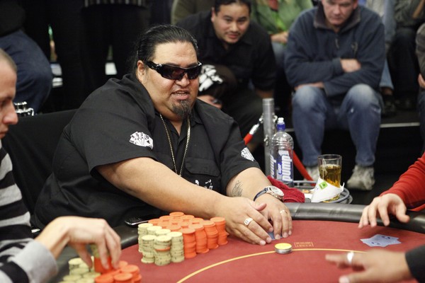 010 SKYCITY Festival of Poker Champion Danny 'Brotha D' Leaoasavaii; Danny in action earlier in the day